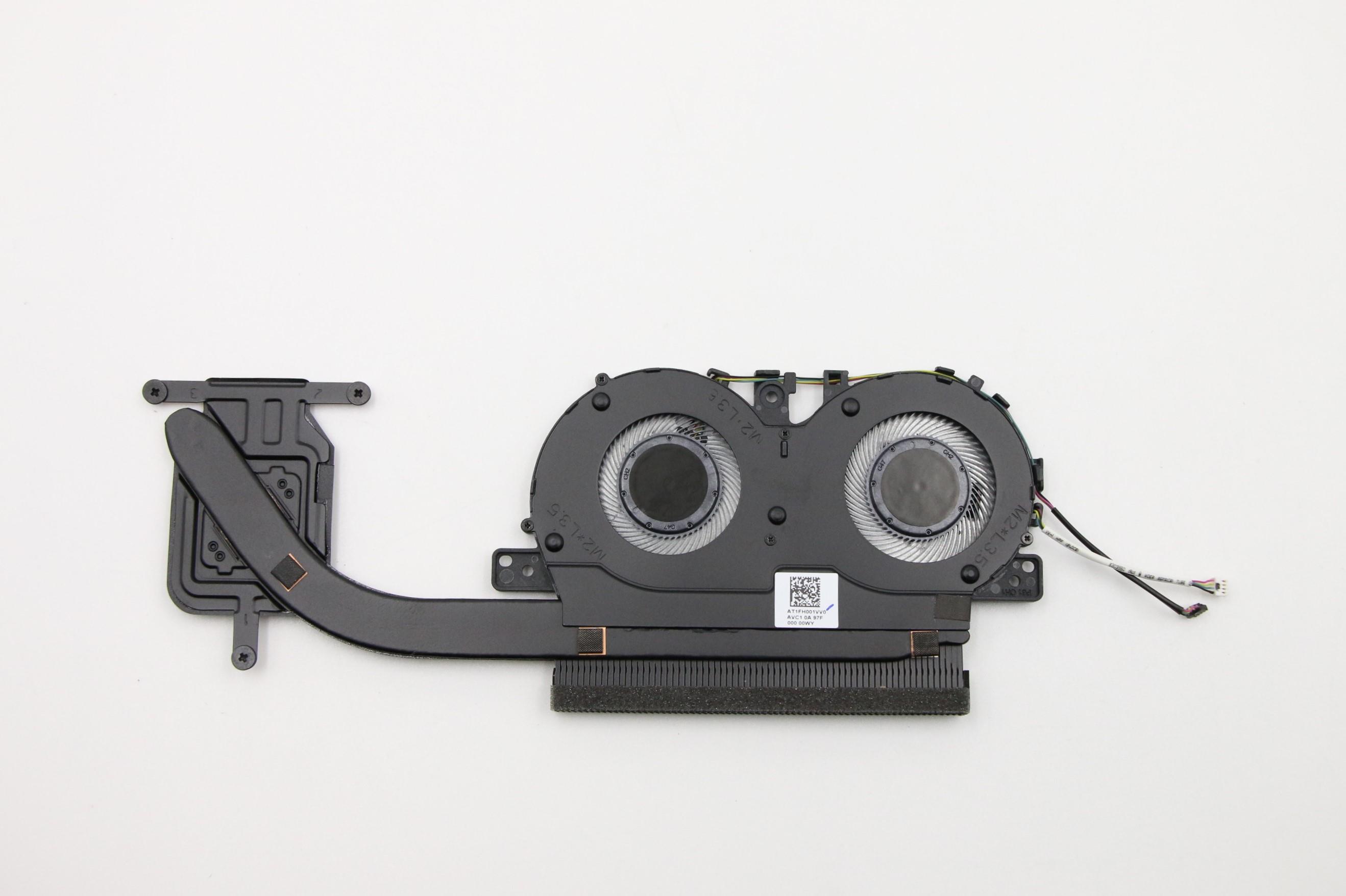 Cooler cu radiator Laptop, Lenovo, Yoga C740-15IML Type 81TD, 5H40S19962, BAPA1104R5H-Y001, AT1FH001VV0, 5V, 1A