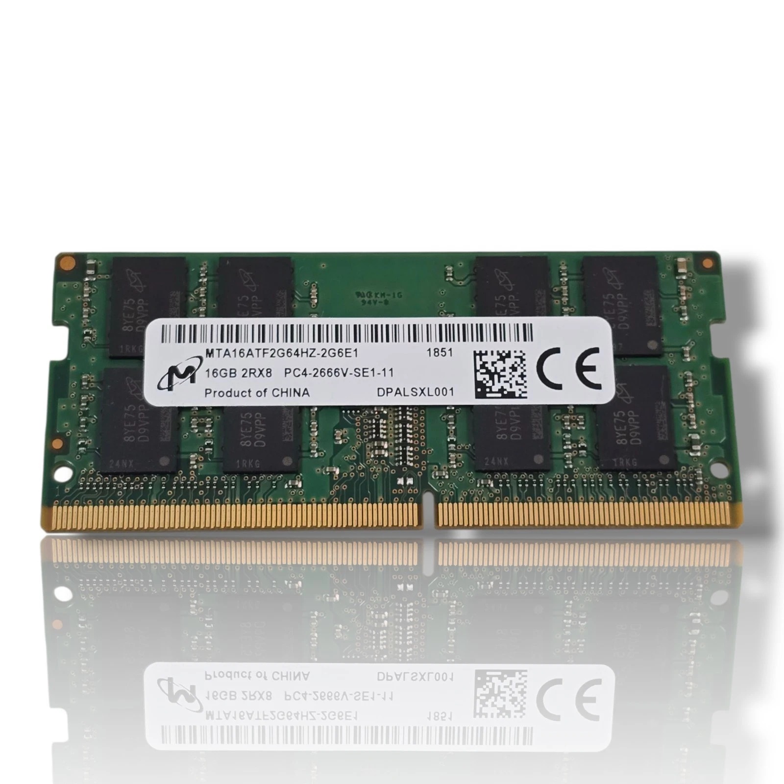 Memorie Laptop Sodimm 16GB DDR4 2Rx8 PC4-2666V non-ECC Unbuffered CL19 MTA16ATF2G64HZ-2G6E1 Micron bulk