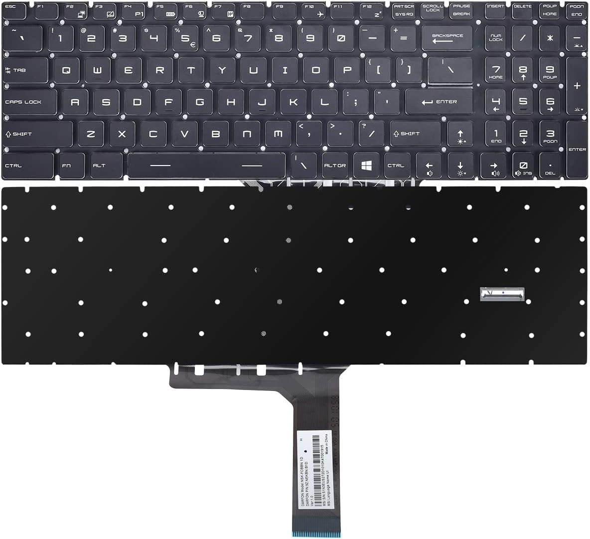 Tastatura Laptop, MSI, Gaming GE63, GE63VR Raider RGB  7RE, 8RE, 8SE