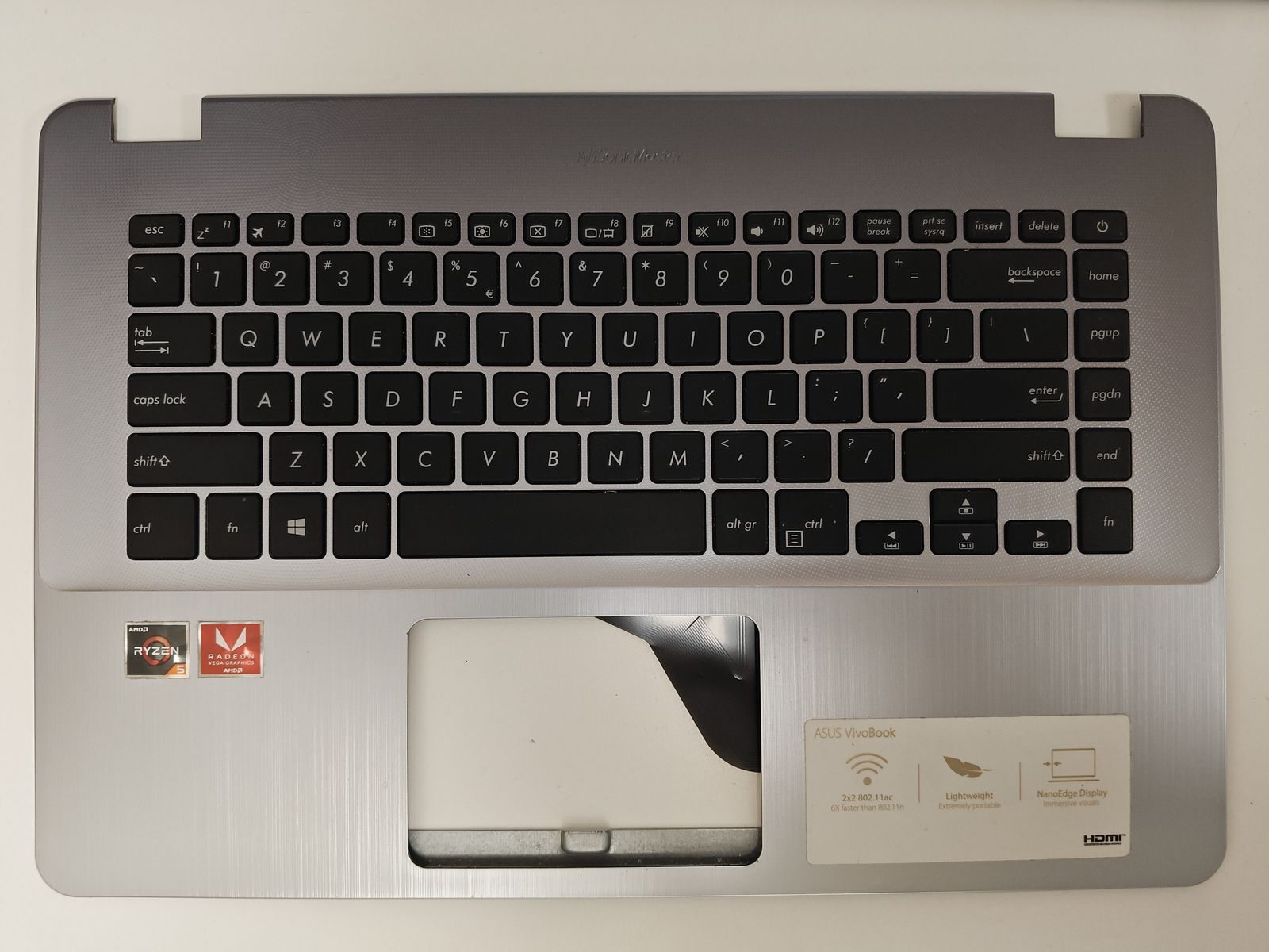 Carcasa superioara cu tastatura palmrest Laptop, Asus, VivoBook 15 A505B, A505BA, A505BP, A505Z, A505ZA, 90NB0I12-R30US0, 13NB0F42P03011, 13NB0G02AP0301, 39XKETCJN00, layout US