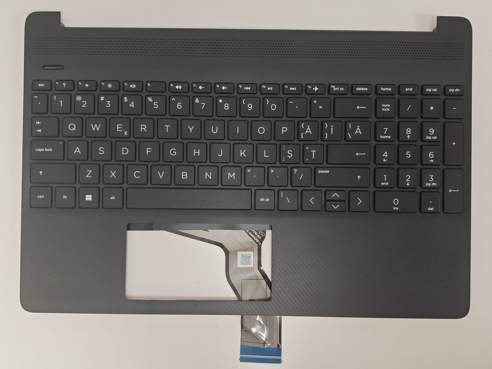 Carcasa superioara cu tastatura palmrest Laptop, HP, 15-DY, 15T-DY, 15-EF, 15S-EQ, 15S-FQ, 15Z-EF, TPN-Q222, TPN-Q230, L89859-001, L89859-271, EA0P5009010, EA0P5009010, neagra, layout US