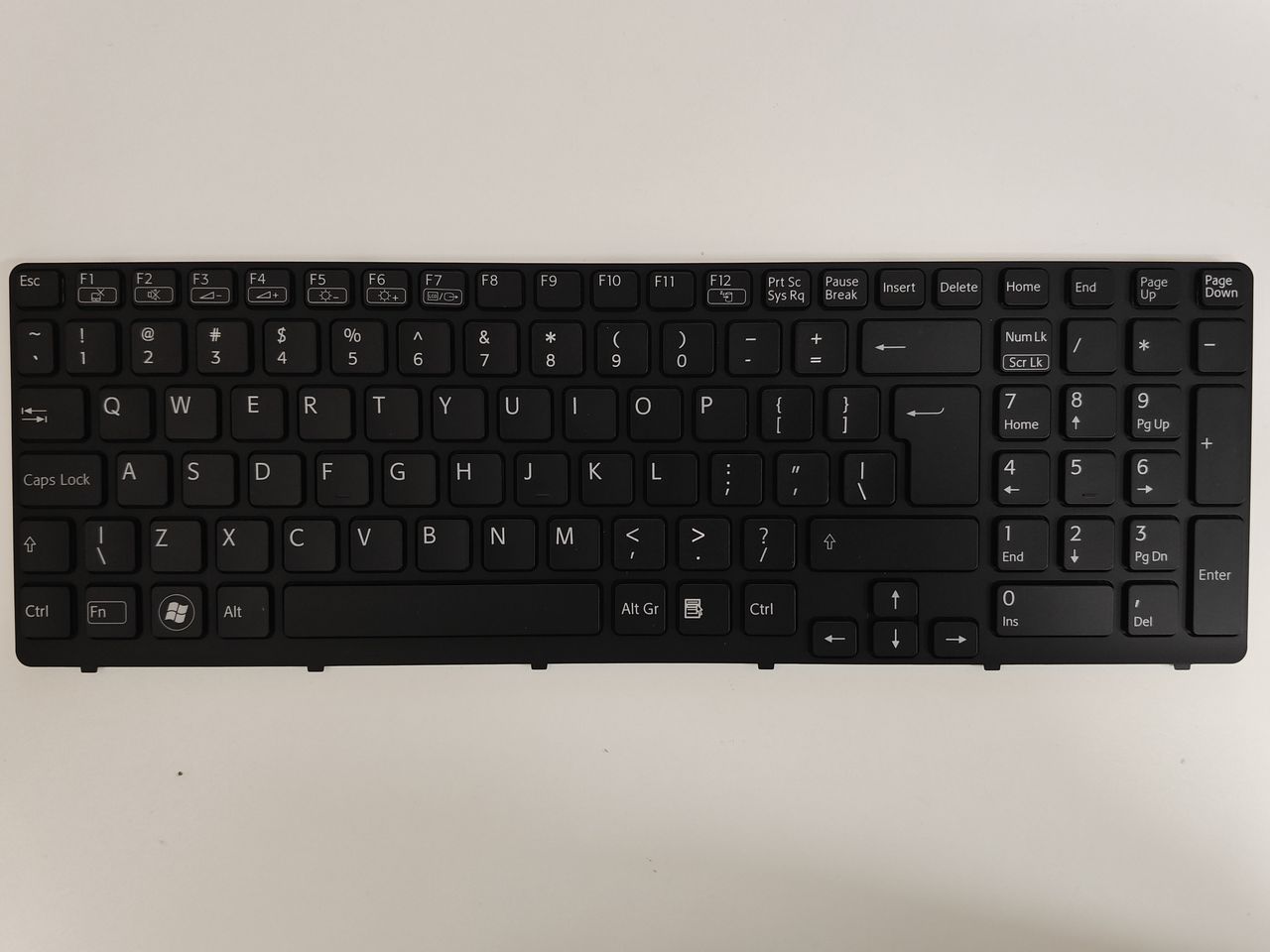 Tastatura Laptop, Sony, Vaio SVE15, SVE151, SVE152, SVE153, iluminata, neagra, layout US