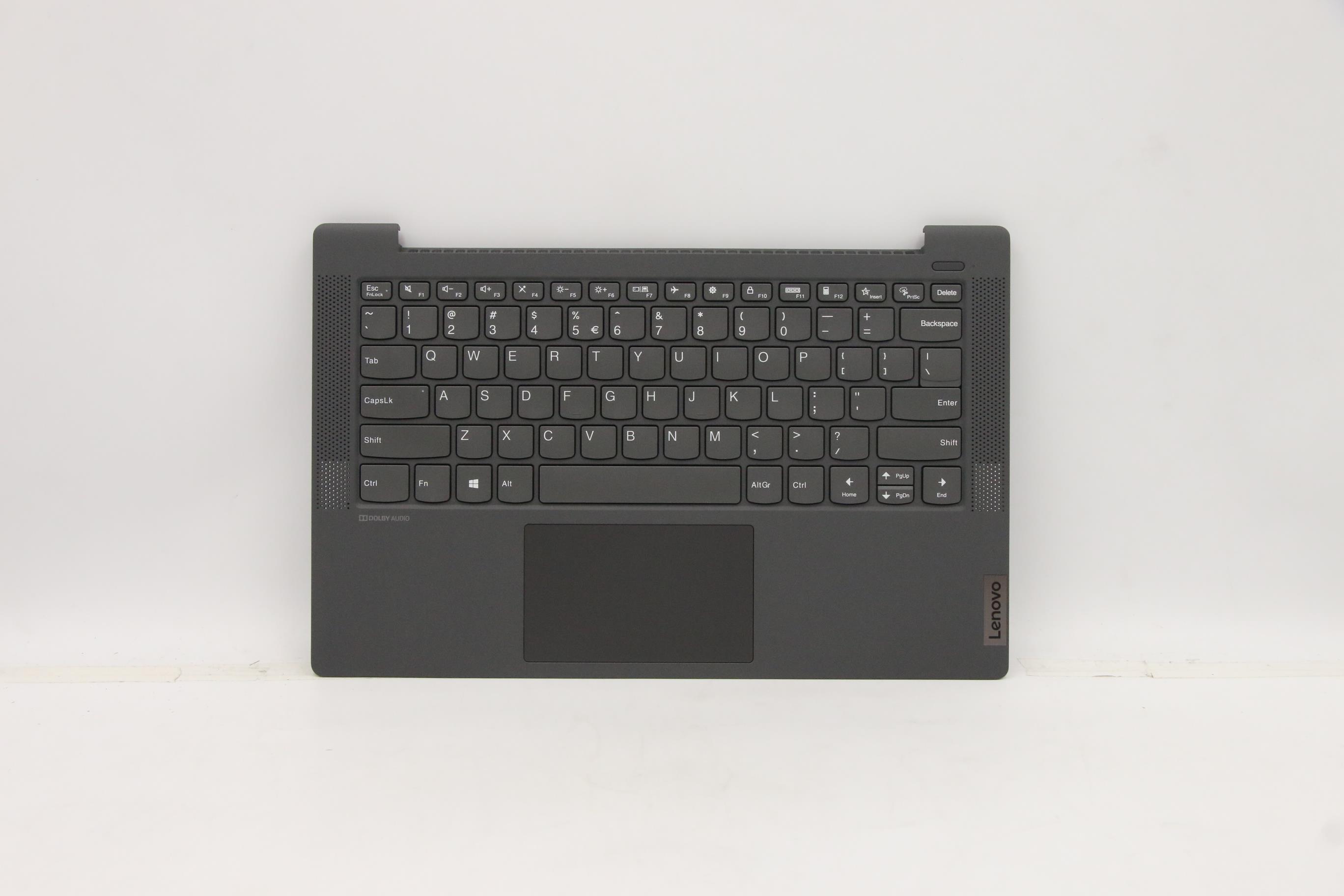 Carcasa superioara cu tastatura palmrest Laptop, Lenovo, IdeaPad 5-14ALC05 Type 82LM, 5CB0Y88657, AP2UZ000540, gri, layout US