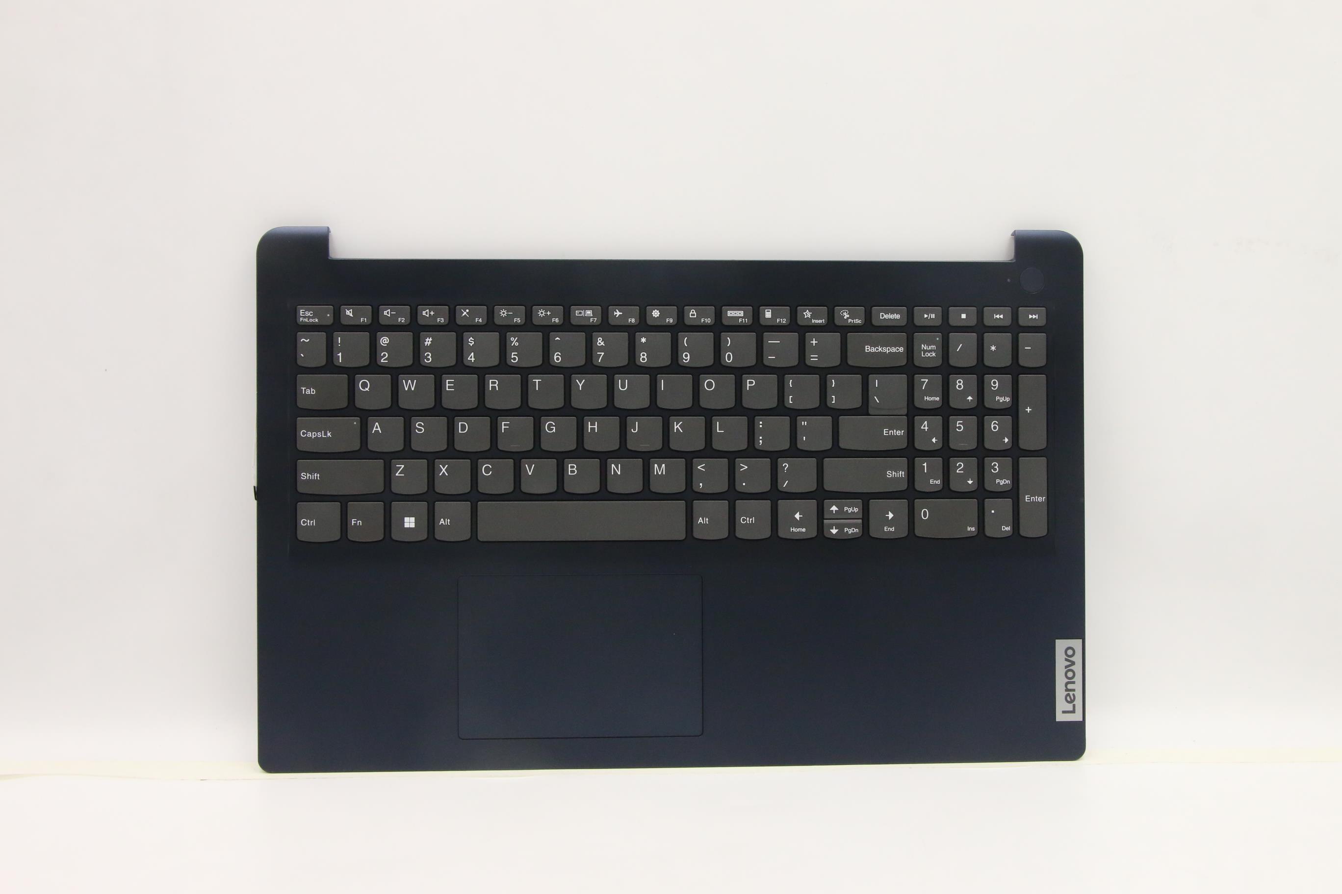 Carcasa superioara cu tastatura palmrest Laptop, Lenovo, IdeaPad 1 15IAU7 Type 82QD, 82VY, 5CB1F27089, AP2DG000310, AM2GD000500, Abyss Blue, layout US