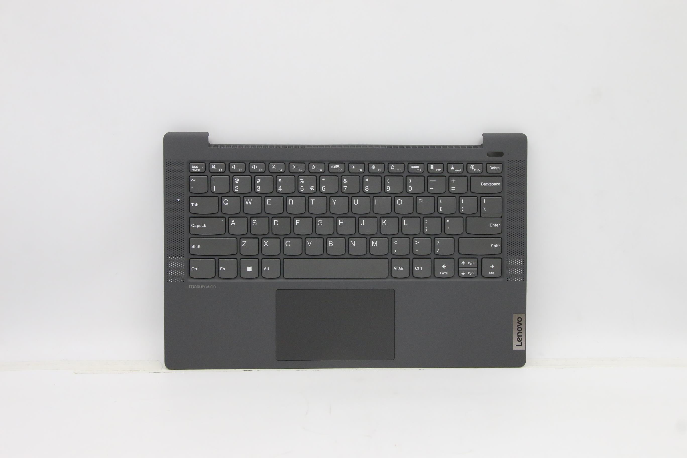 Carcasa superioara cu tastatura palmrest Laptop, Lenovo, IdeaPad 5-14ALC05 Type 82LM, 5CB1A14051, AP37H000210, AM2UZ000920, gri, layout US