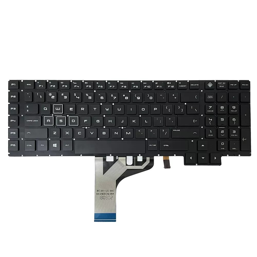 Tastatura Laptop, HP, Omen 17-AN, 17T-AN, TPN-Q195, L14993-001, L14994-001, iluminata, RGB, layout US