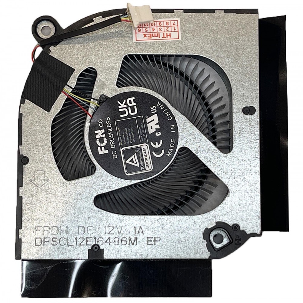 Cooler placa video Laptop Gaming, Acer, Nitro 5 AN515-46, DFSCL12E16486M-FPDH, DC280010VF0, DFSCL12E16486M-FPMH, DC280010XF0, 12V, 1A, GPU