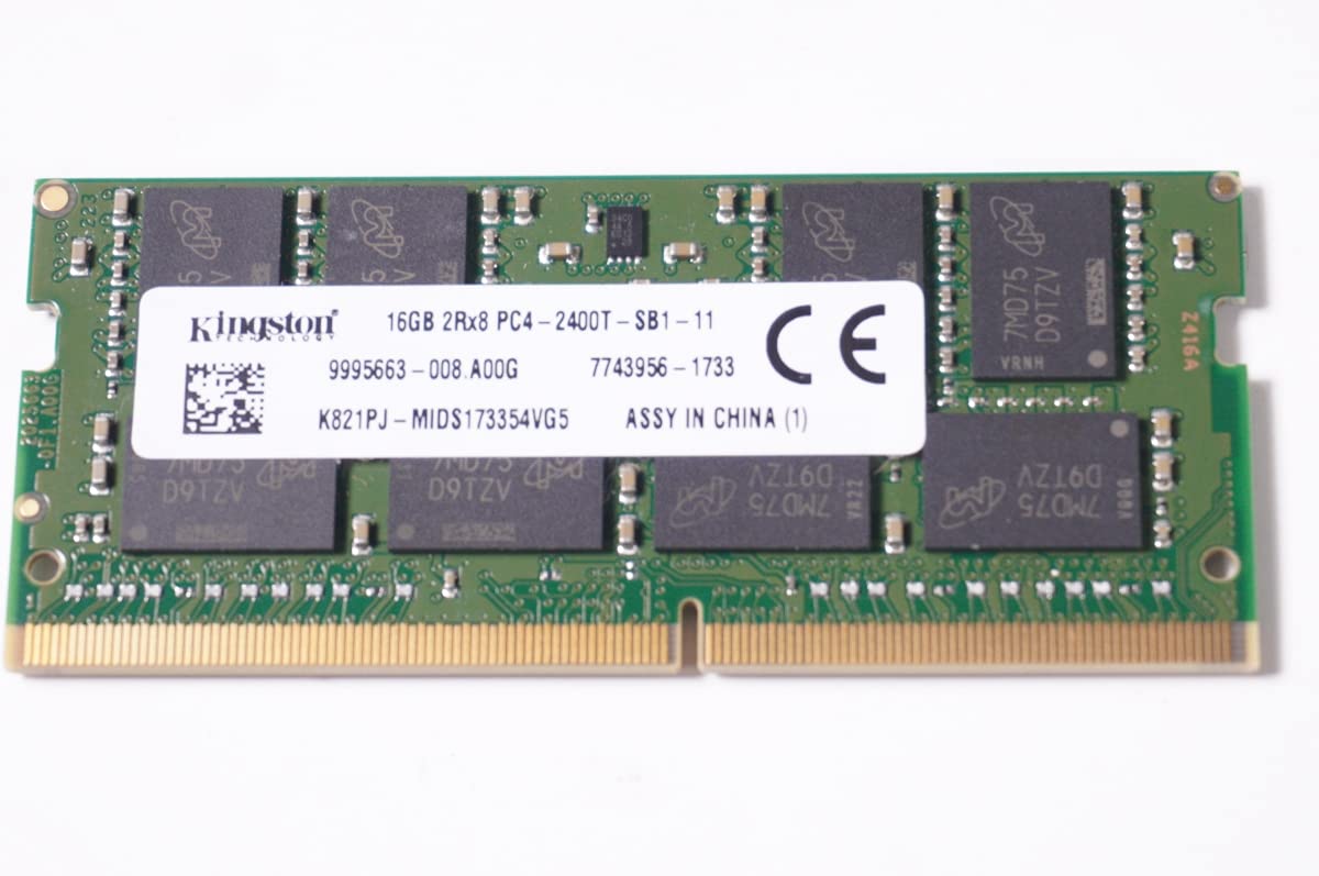Memorie ram Laptop Kingston 16GB, DDR4, 2Rx8, PC4-2400T, 2400Mhz, K821PJ-MID, PC4-19200, 1.2V, CL17, Non-ECC, sodimm, 260 pini