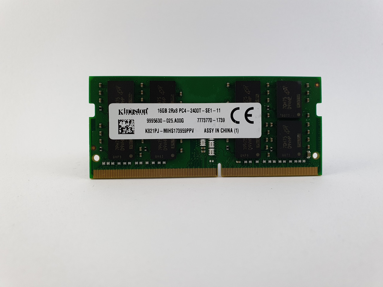 Memorie ram Laptop Kingston 16GB, DDR4, 2Rx8, PC4-2400T, 2400Mhz, K821PJ-MIH, PC4-19200, 1.2V, CL17, Non-ECC, sodimm, 260 pini
