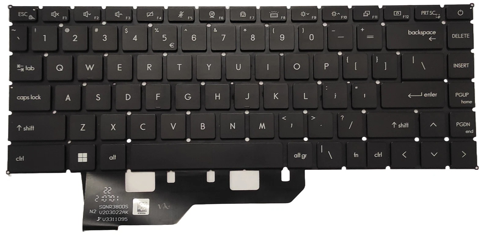 Tastatura Laptop, MSI, Creator Z16, MS-1571, A11UE, A11UET, A11UEK, A11UEKT, iluminata, RGB, 40 pini, layout US