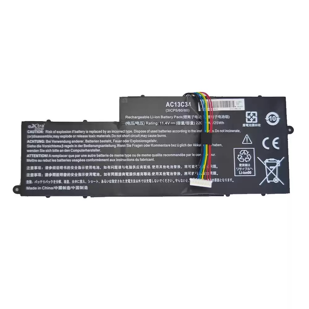 Baterie compatibila Laptop, Acer, Aspire V5-122P, V5-132, V5-132P, KT.00303.005, 3ICP5/60/80, AC13C34, 11.4V, 2200mAh, 35WH