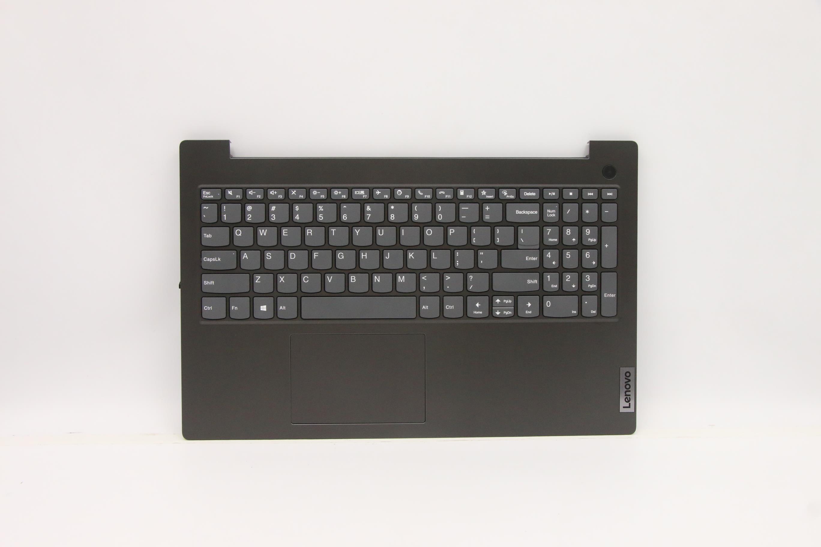 Carcasa superioara cu tastatura palmrest Laptop, Lenovo, V15 G2 ITL Type 82ME, 5CB1C18859, AP21S000110, EC21S000, HY560, gri, layout US
