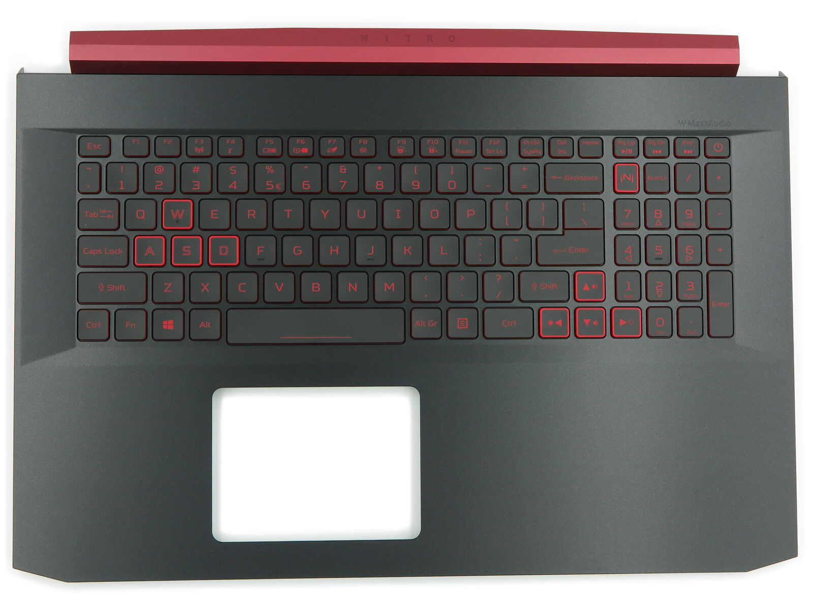 Carcasa superioara cu tastatura palmrest Laptop, Acer, Nitro 5 AN517-51, 6B.Q5DN2.001, cu iluminare, pentru GTX 1660Ti, layout US
