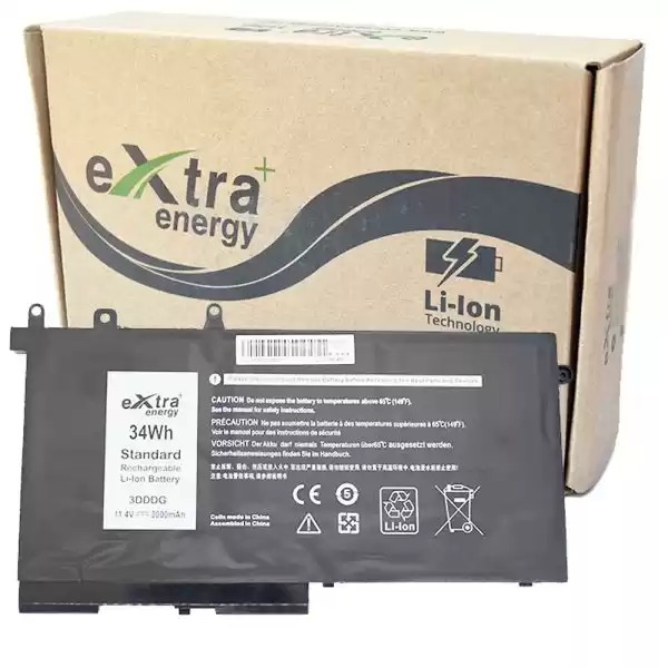 Baterie compatibila Laptop, Dell, Latitude 15 E5280, 3DDDG, 11.4V 3000mAh 34Wh