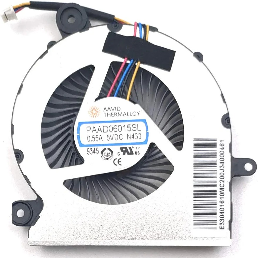 Cooler Laptop, MSI, GF63, GF63VR, 8RC, 8RD, 9SD, 9SE, 9SER, 9SEXR, 10SD, 10SDR, 10SE, 10SER, 10SEX, 10UE, MS-16R1, MS-16R2, MS-16R3, MS-16R5, N433, PAAD06015SL, GPU, 5VDC 0.55A