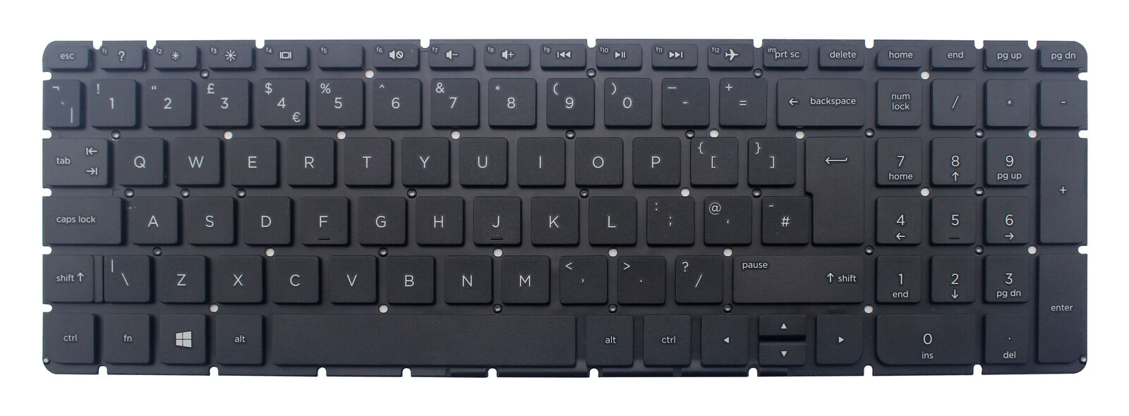 Tastatura Laptop, HP, 15-AC, 15T-AC, 15-AF, 15Z-AF, 15-AY, 15Q-AJ, 15-BA, 813974-031, layout UK
