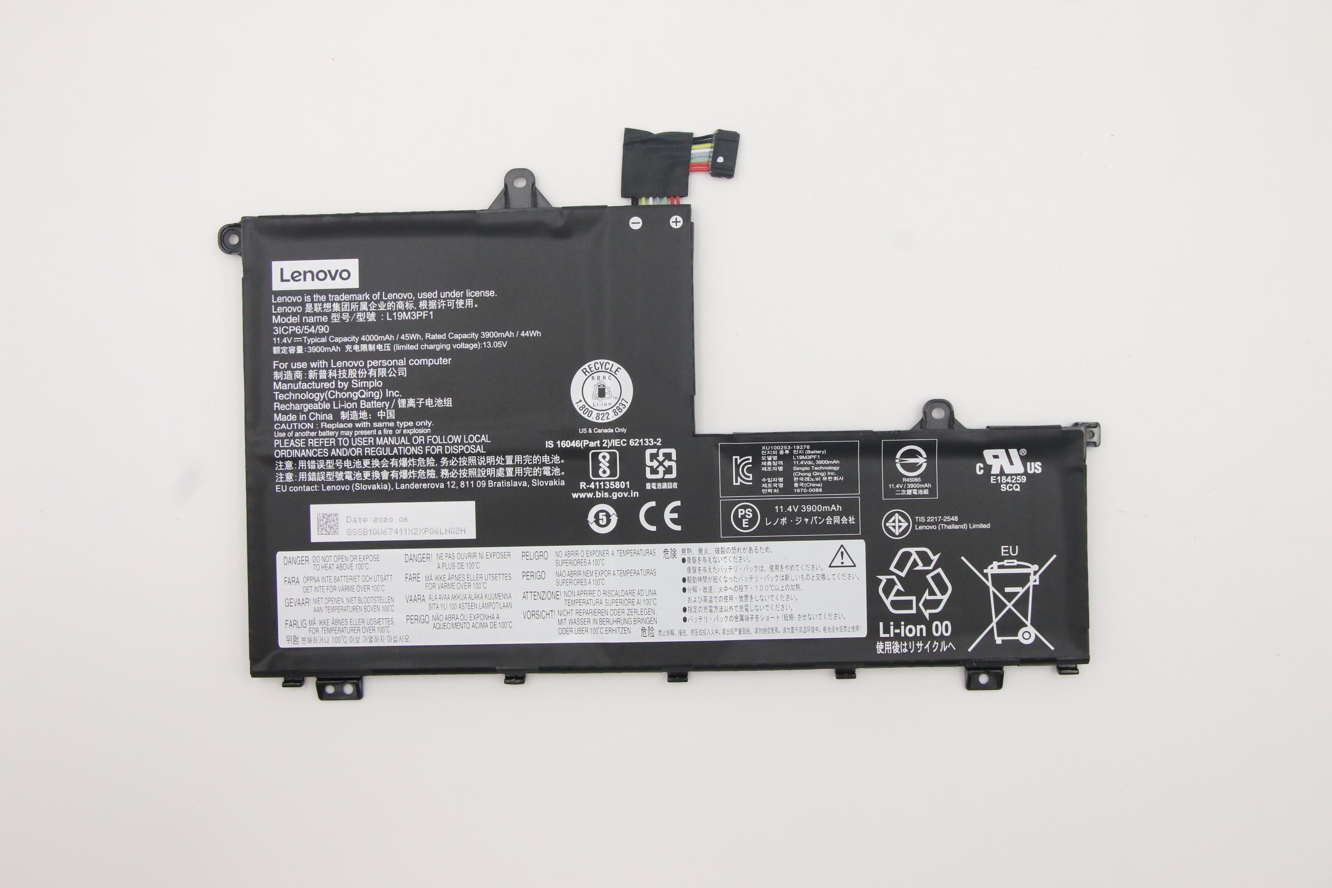 Baterie Laptop, Lenovo, ThinkBook 5B10X55570, SB10V25236, SB10V25242, SB10V25248, 5B10V25237, 5B10V25238, 5B10V25251, 5B10W67255, 5B10W67347, 5B10W67364, 5B10X55569, 5B10X55572, 11.4V, 4000mAh, 45Wh
