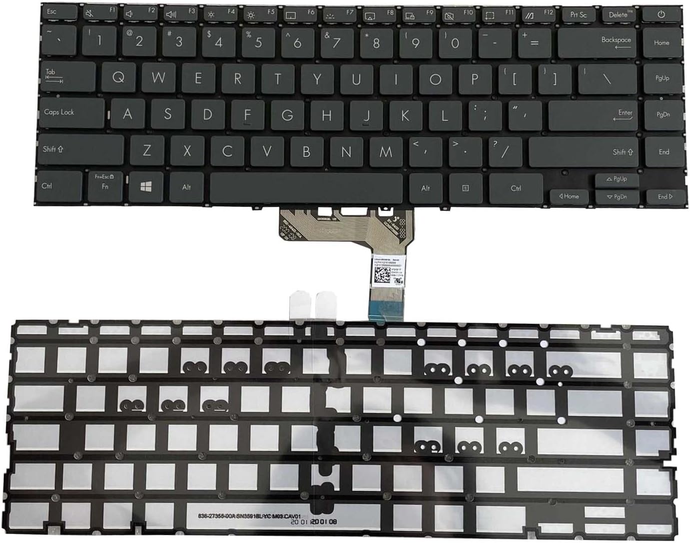 Tastatura Laptop, Asus, ZenBook 14 U4700, U4700IA, U4700EA, iluminata, layout US