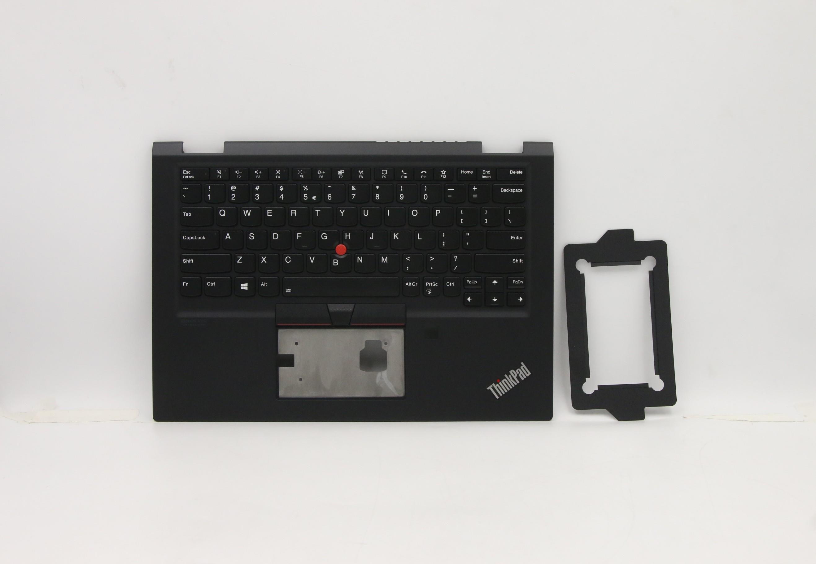 Carcasa superioara cu tastatura palmrest Laptop, Lenovo, ThinkPad X13 Yoga Gen 1 Type 20SX, 20SY, 5M10Y85810, 460.0JH08.0001, 46K.0JHCS.0011, iluminata, layout US