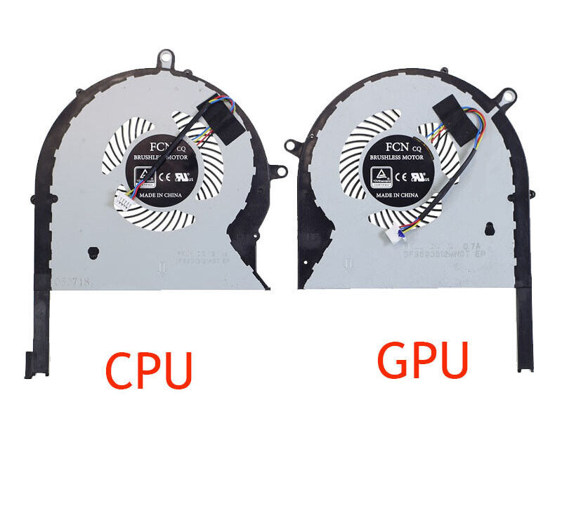 Set coolere  Laptop Gaming, Asus, ROG Strix GL703GEE, DFS593512MN0T, DFS2013121A0T, 12V, 0.7A, 4 pini