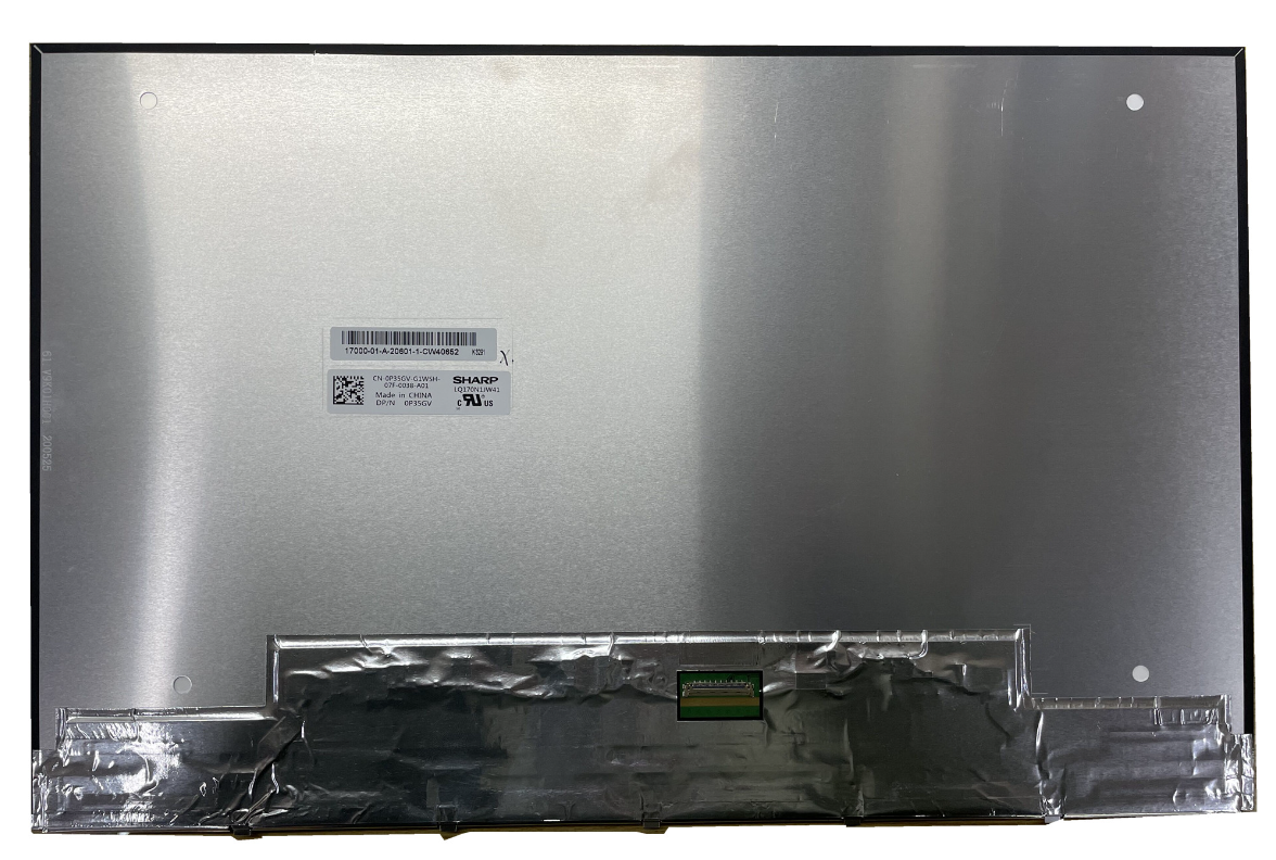 Display Laptop, Dell, XPS 17 9700, LQ170N1JW41, LQ0DASD328, 0P35GV, 17 inch, FHD, 1920x1080, conector ingust, non touch