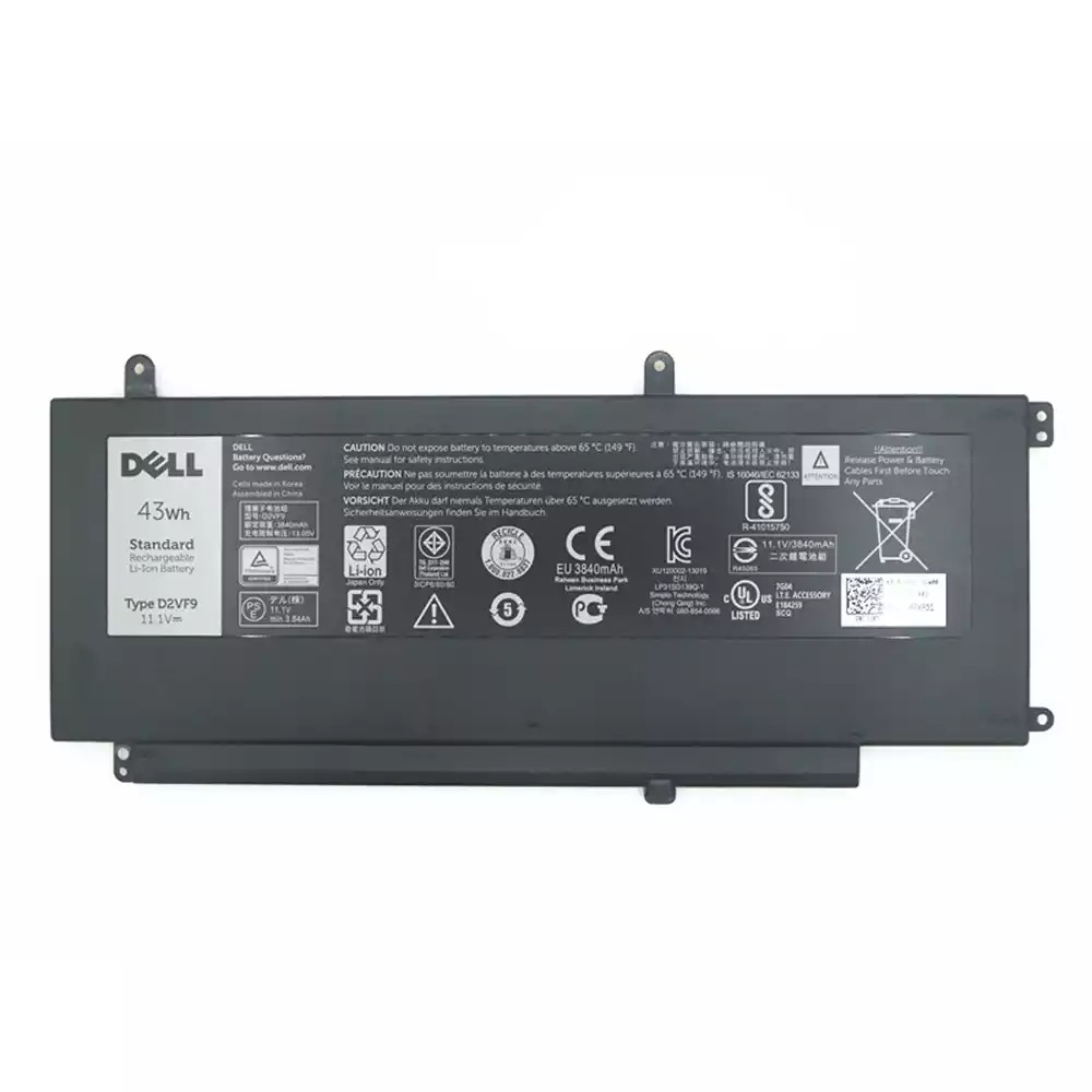 Baterie Laptop, Dell, PXR51, 0PXR51, 0YGR2V, YGR2V, D2VF9, 11.4V, 3840mAh, 43Wh