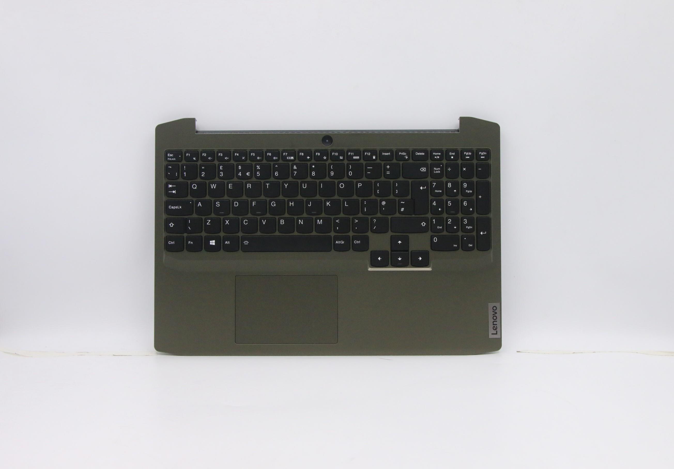 Carcasa superioara cu tastatura palmrest Laptop Gaming, Lenovo, IdeaPad 3-15ARH05 Type 81EY, 5CB0Z26942, AM1JM000500, iluminata, layout US