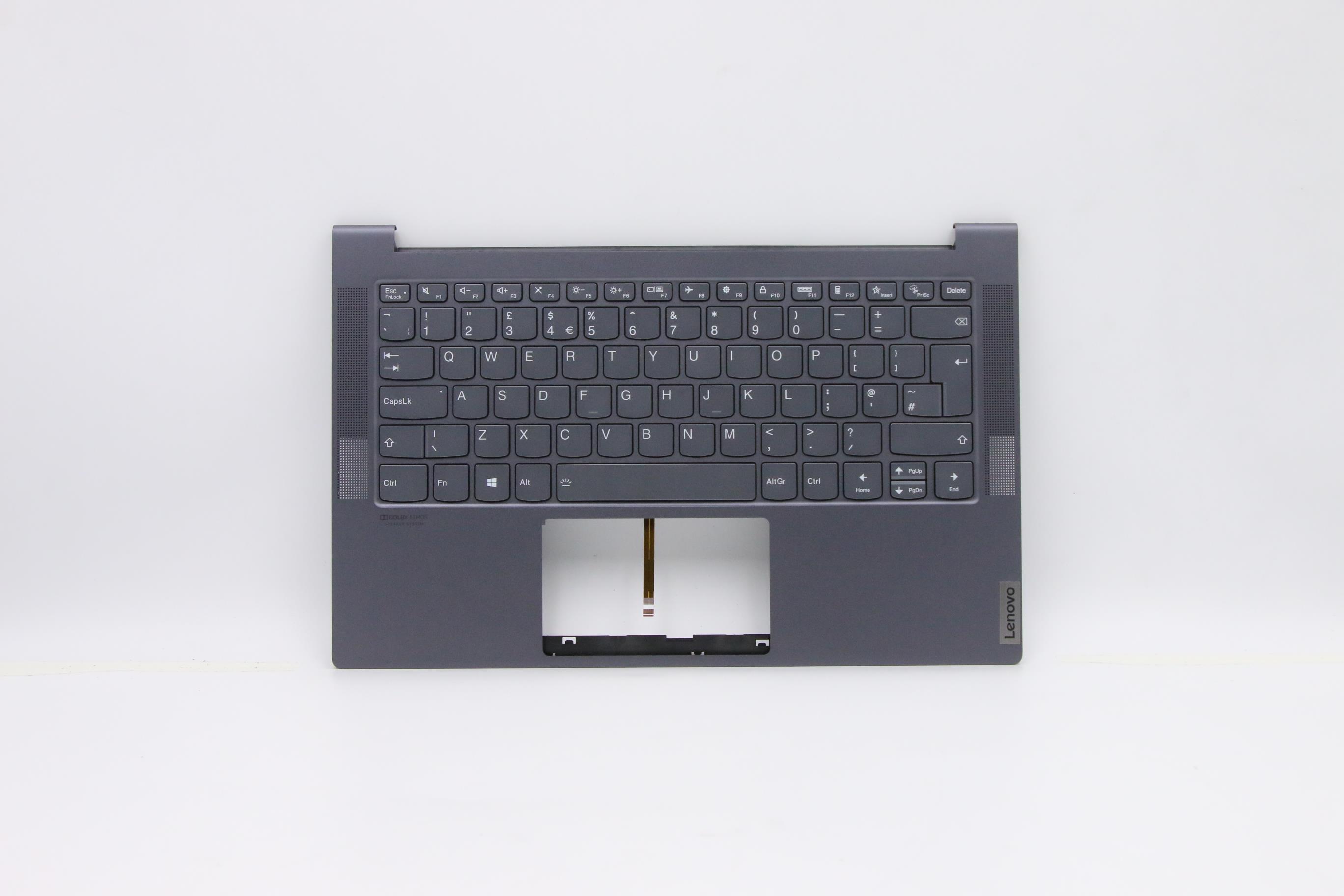 Carcasa superioara cu tastatura palmrest Laptop, Lenovo, Yoga Slim 7-14ARE05 Type 82A2, 5CB0Z32126, iluminata, layout UK