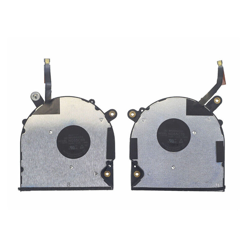 Set coolere Laptop 2in1, Dell, XPS 7390, ND55C44-18M15 ND55C69-19M05, ND55C70-19M06, ND55C43-18M14, EG50030S1-C170-S9A, EG50030S1-C180-S9A, 0VDFK8, VDFK8