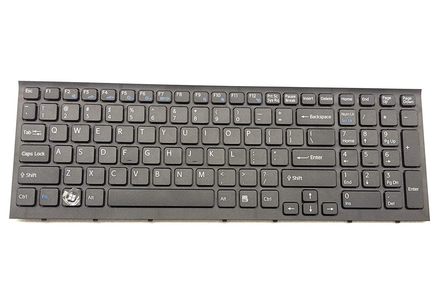 Tastatura Laptop, Sony, Vaio VPC-EB, VPCEB, PCG-71211M, PCG-71212M, PCG-71311M, cu rama, neagra, layout US