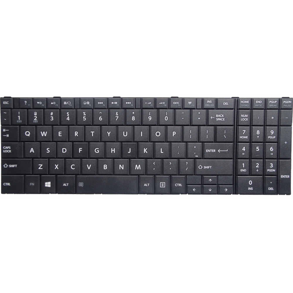 Tastatura Laptop, Toshiba, Satellite R50-B, neagra, layout US