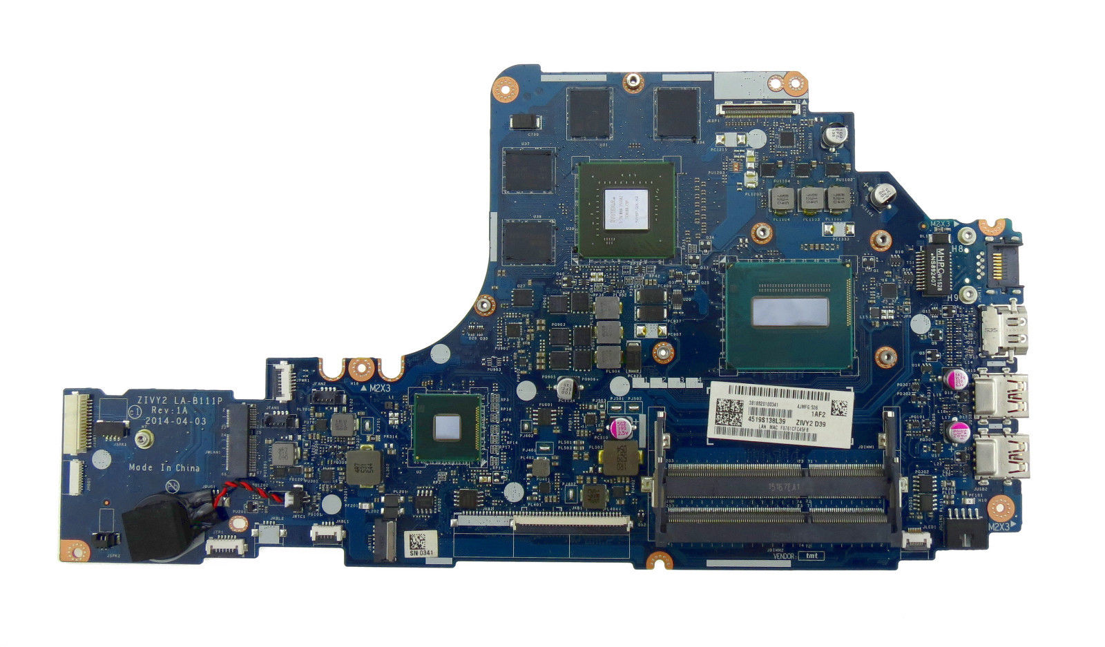 Placa de baza Lenovo D39 LA-B111P i5-4210H Nvidia 960M