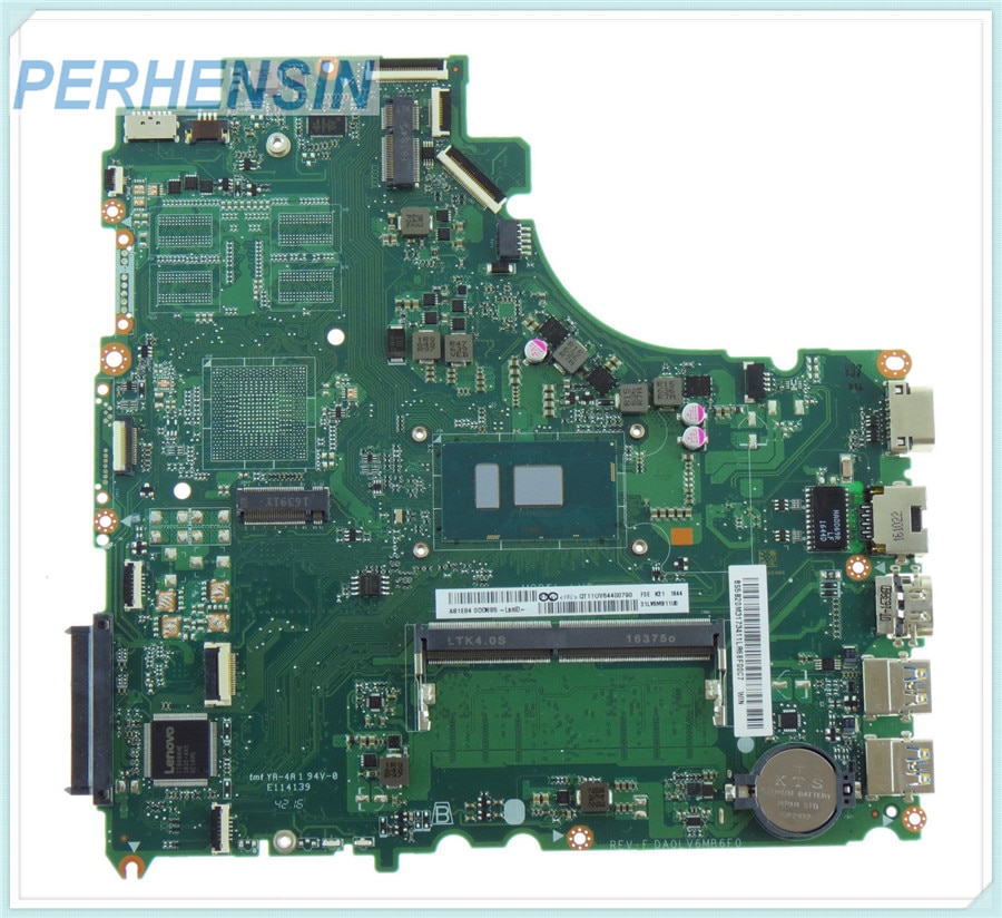 Placa de Baza Laptop Lenovo DA0LV6MB6F0 i7-6500U