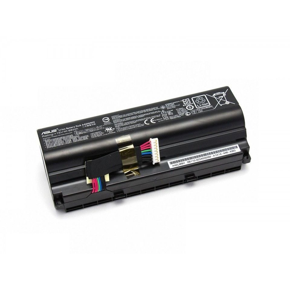 Baterie Laptop, Asus, ROG G751, G751JY, G751JM, G751JT, GFX71JY, GFX71JT, A42LM93, A42LM9H, 4ICR19/66-2, 0B110-00290000, A42N1403, 15V, 5800mAh, 88Wh