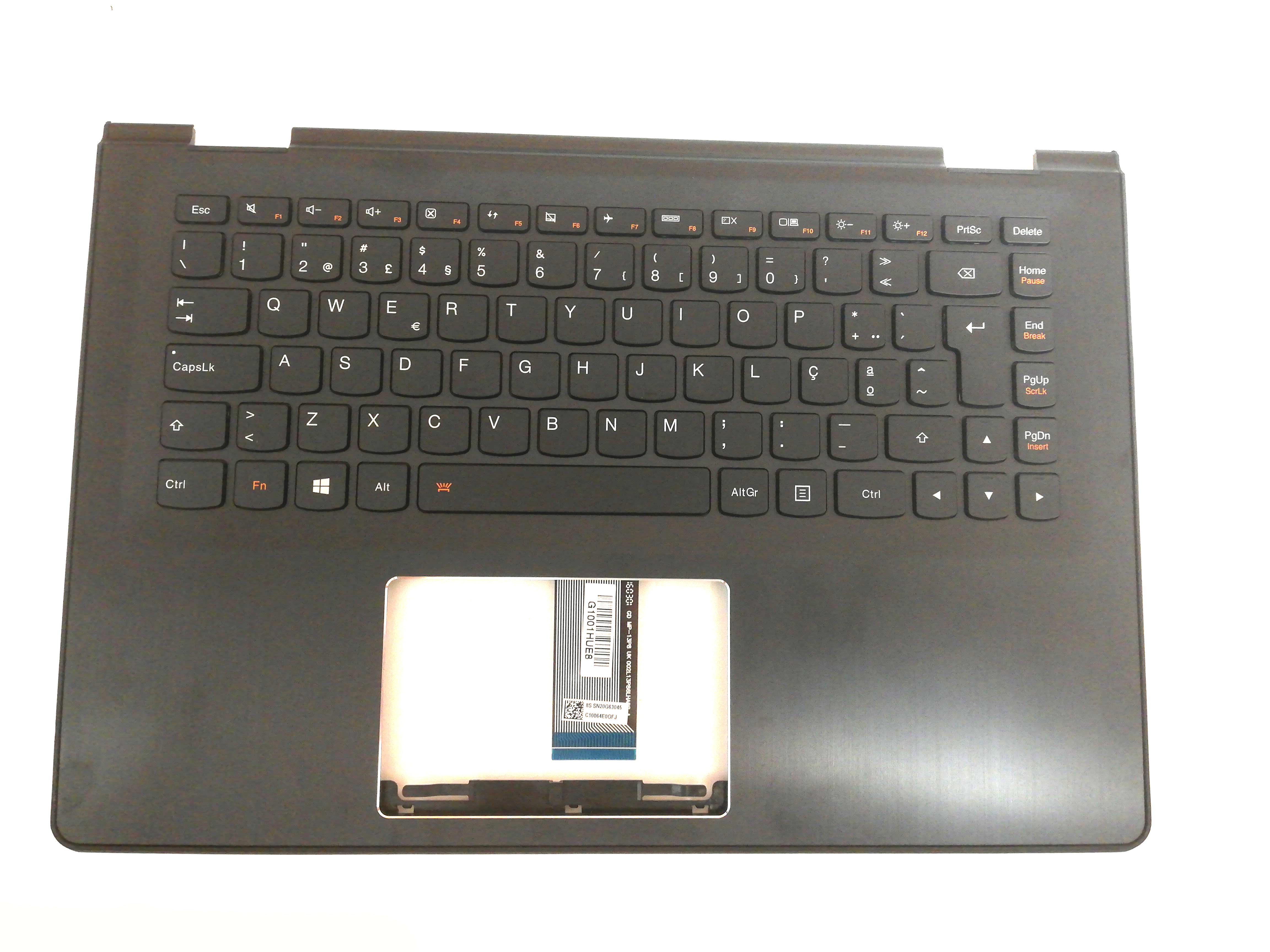 Carcasa superioara cu tastatura, Palmrest Lenovo Yoga 500-14IBD iluminata layout TR