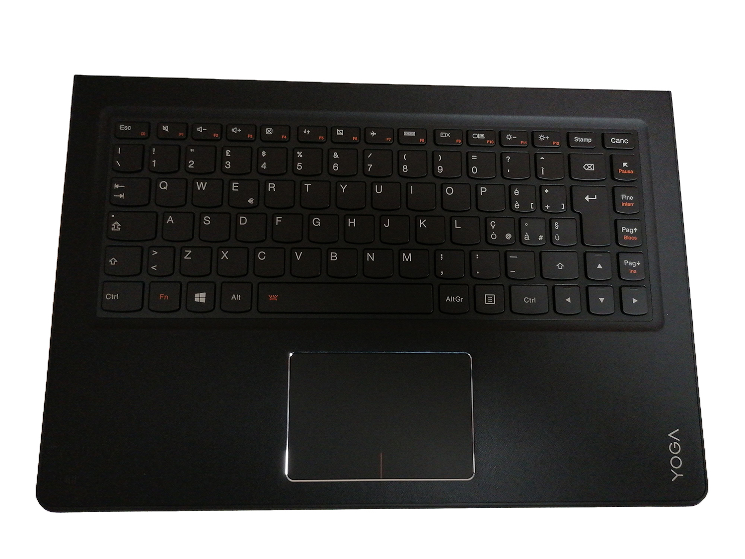Carcasa cu tastatura palmrest Laptop Lenovo Yoga AM0YV000210 layout IT