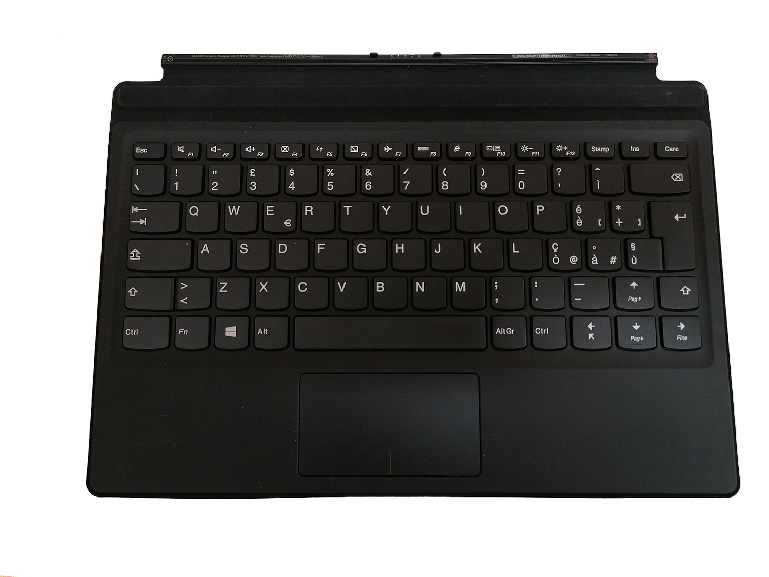 Carcasa cu tastatura Laptop Lenovo Miix 5N20M13920 layout IT