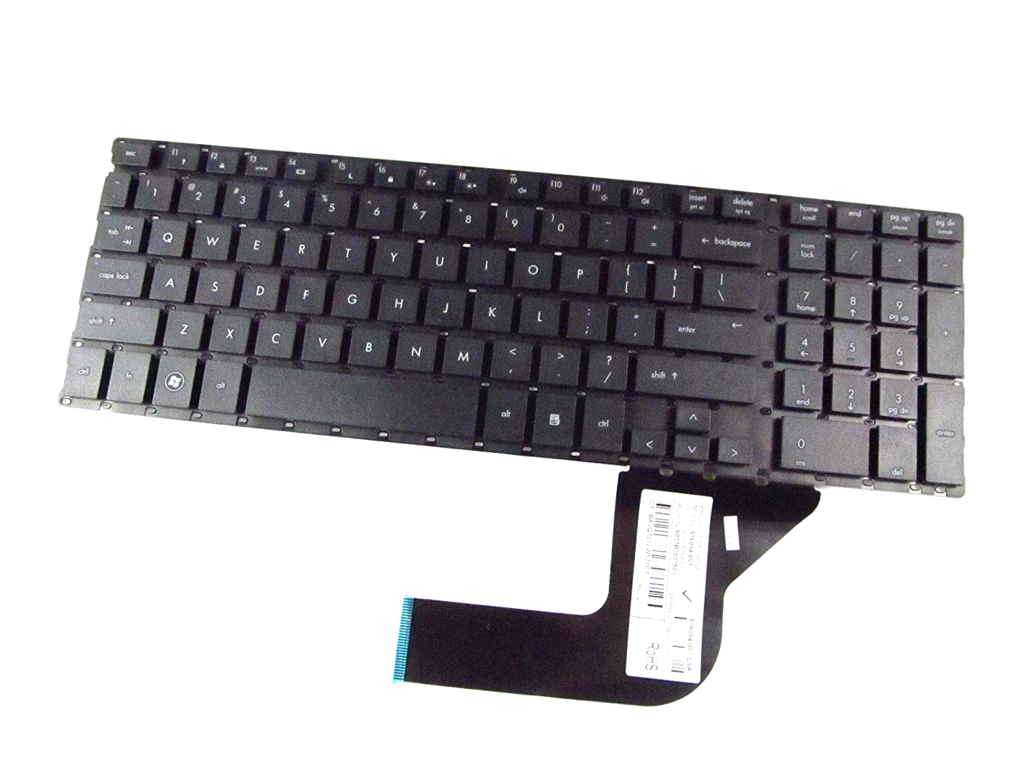 Tastatura Laptop, HP, 4715s, fara rama, us