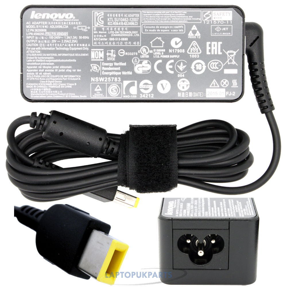 Incarcator Laptop, Lenovo, ThinkPad S5 Yoga 15, S1 Yoga 12, Yoga 260 S1, Yoga 460 S3, 45W, 20V, 2.25A, mufa usb square 11x4.5mm, SH