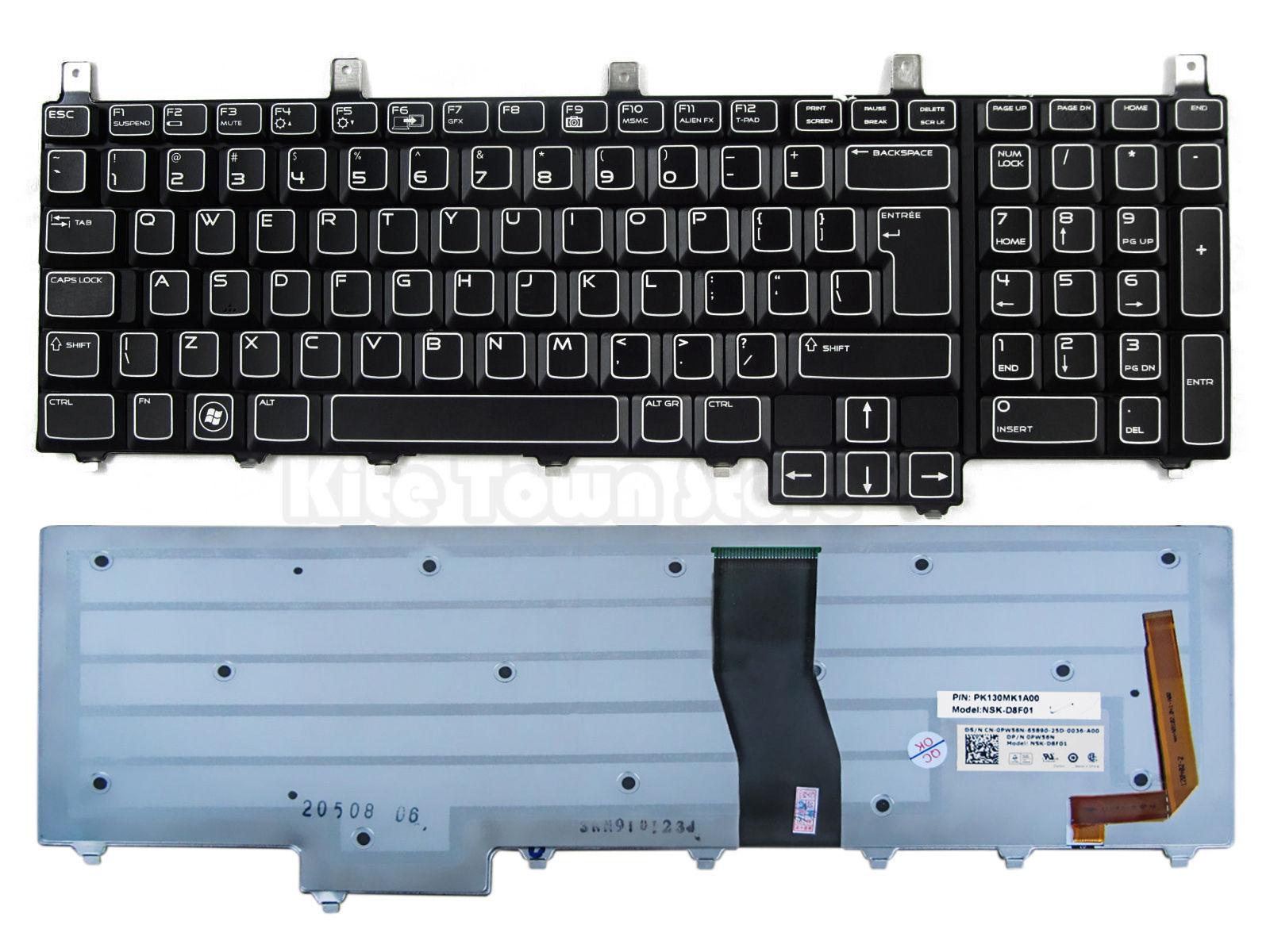 Tastatura Laptop Dell Alienware M17X us sh