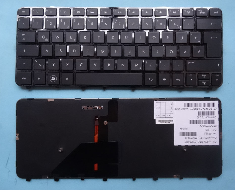 Tastatura Laptop HP Folio 13-1000 layout German iluminata