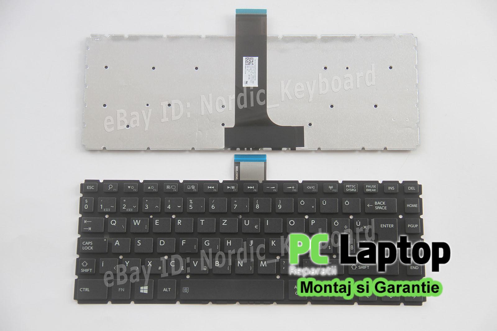 Tastatura Laptop Toshiba L40-B fara rama uk neagra
