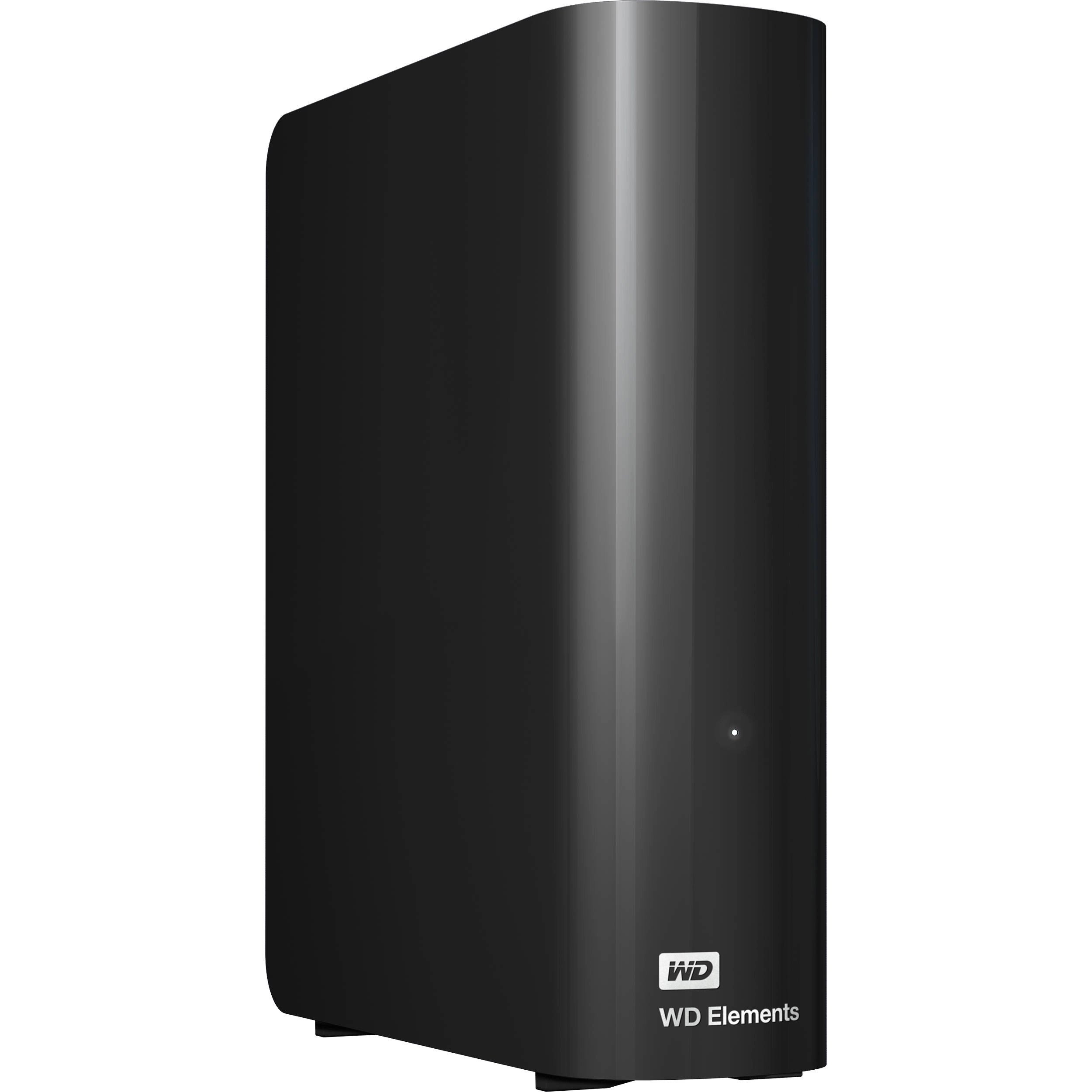 Hard disk extern Western Digital WD Elements Desktop 3.5'' 8TB USB3, Black