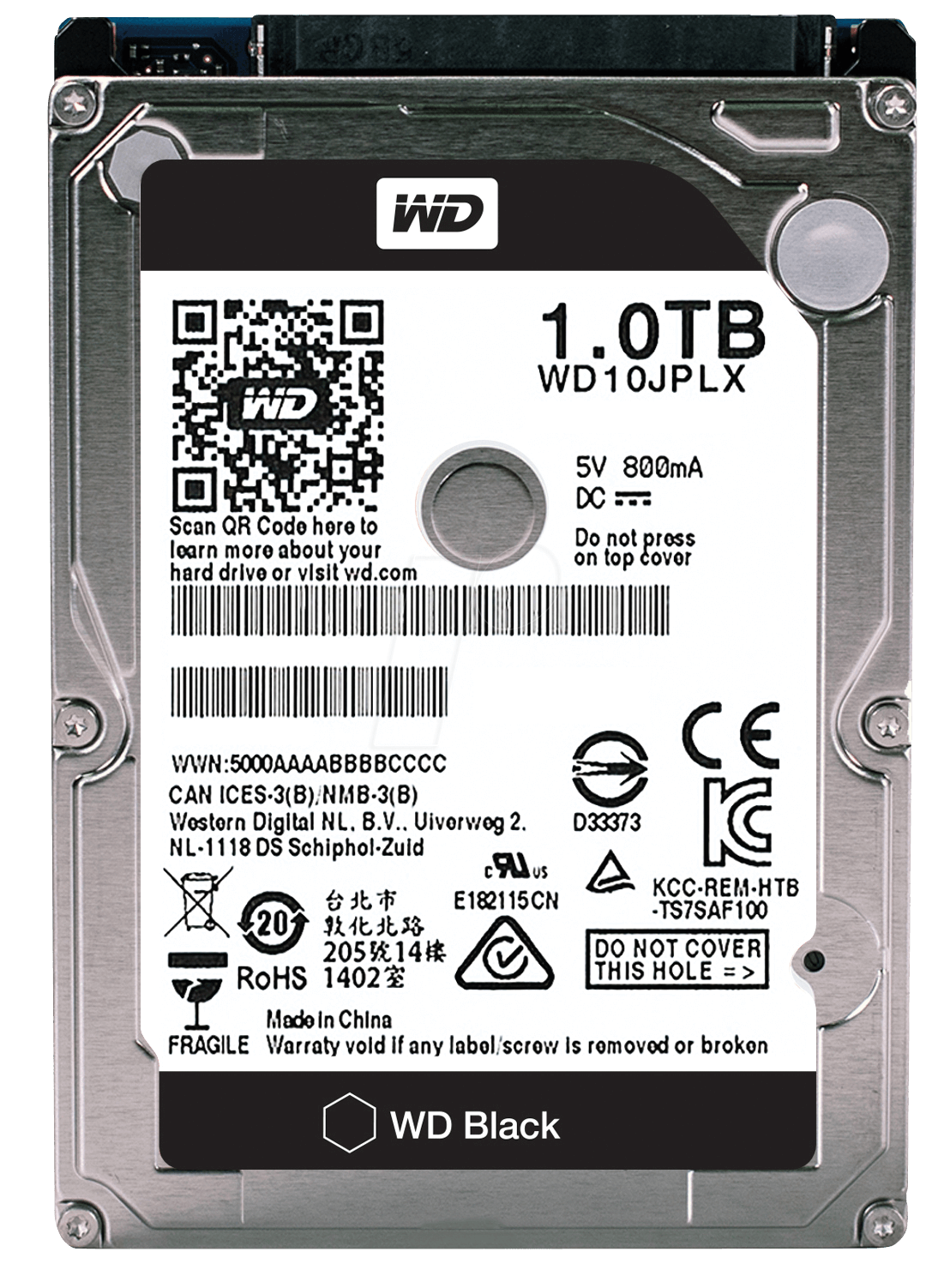 Hard Disk Laptop WD Black HTS721010A9E630 1 TB , 7200rpm, 32MB, SATA 3