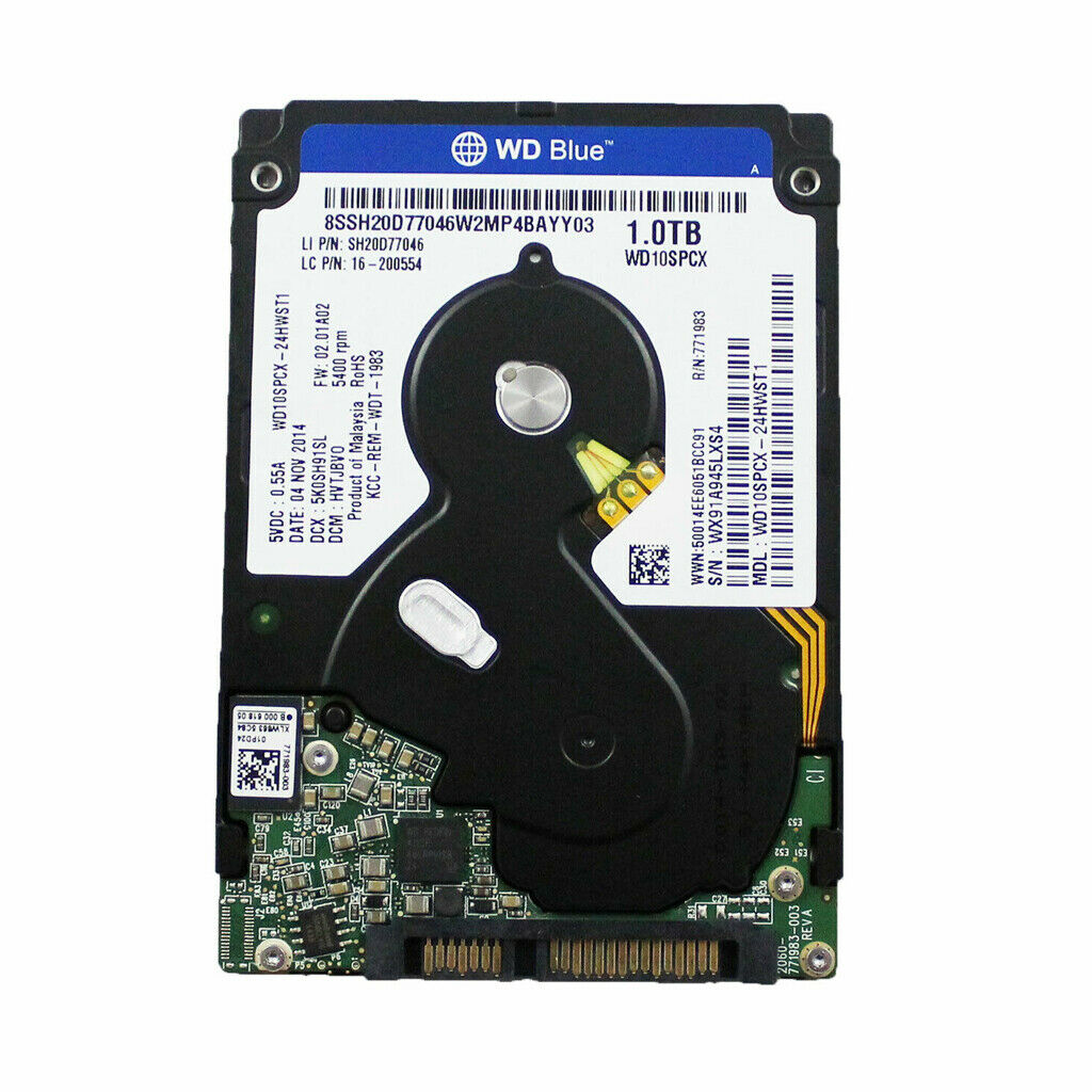 Hard Disk Laptop WD Blue WD10SPCX, 1TB, 5400rpm, SATA 3