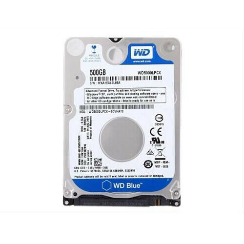 HDD Laptop WD Blue 500GB, 5400rpm, 16MB cache resigilat