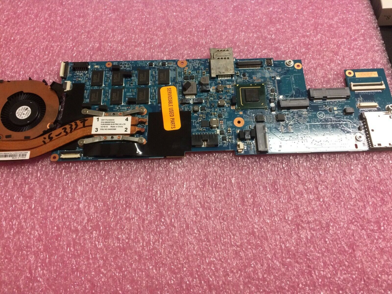 Placa de baza Lenovo 04X0328 Carbon i7-3667u
