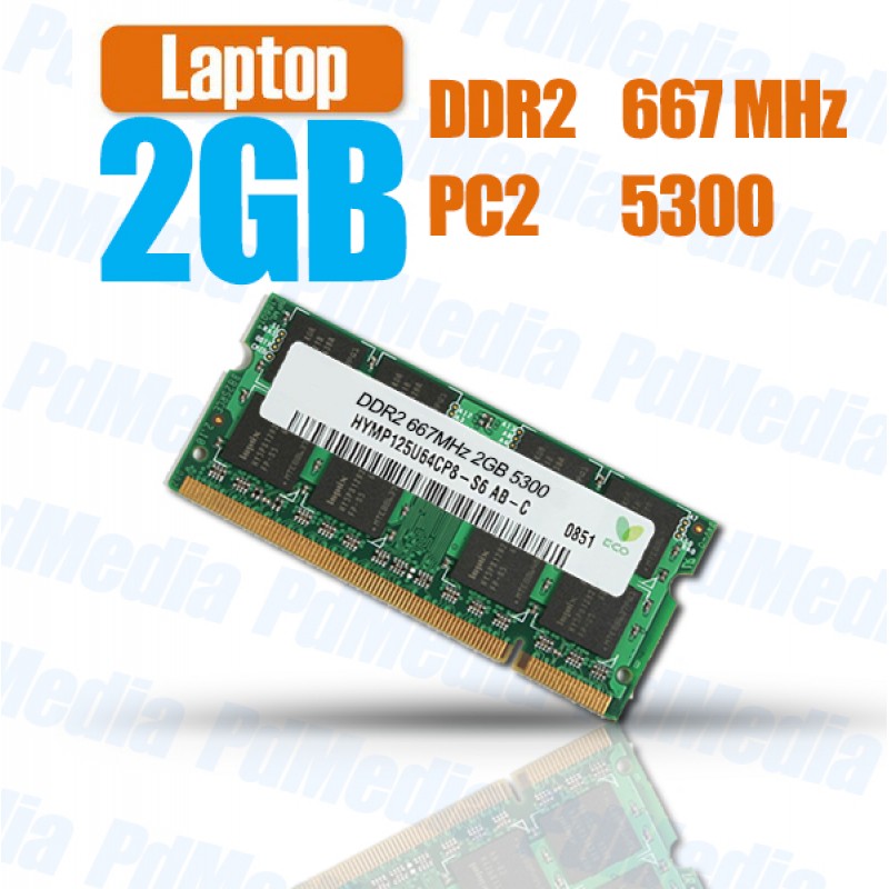 Memorie Laptop 2GB DDR2, Sodimm, PC2-5300S-555, 666Mhz, 1.8V, diversi producatori