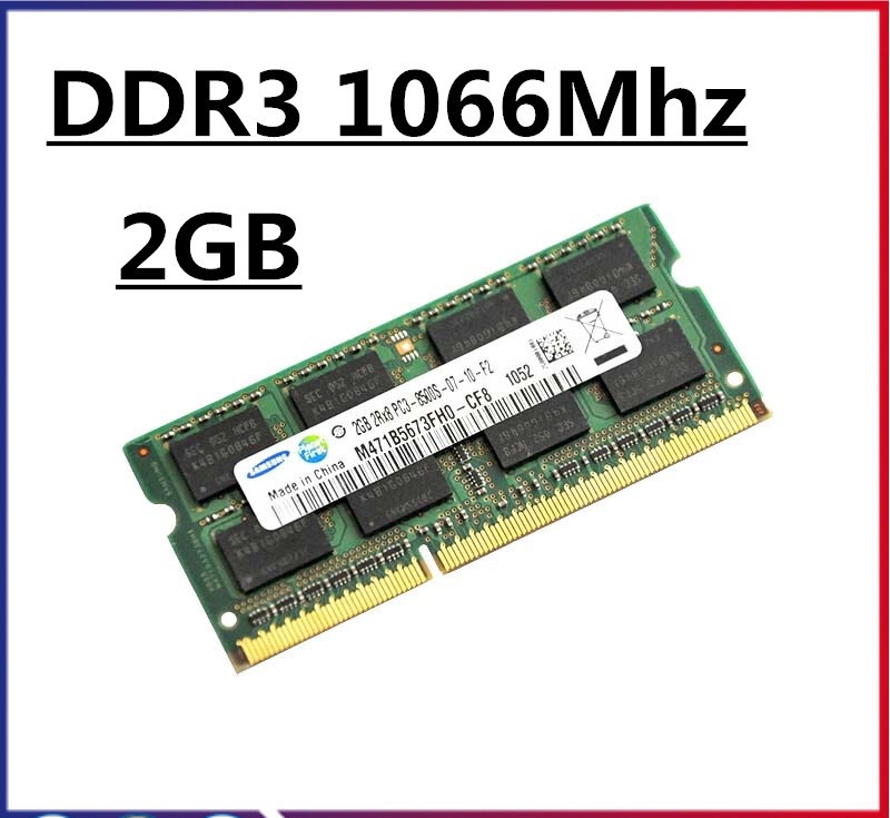 Memorie laptop 2GB DDR3 Sodimm 1066 Mhz PC3 8500