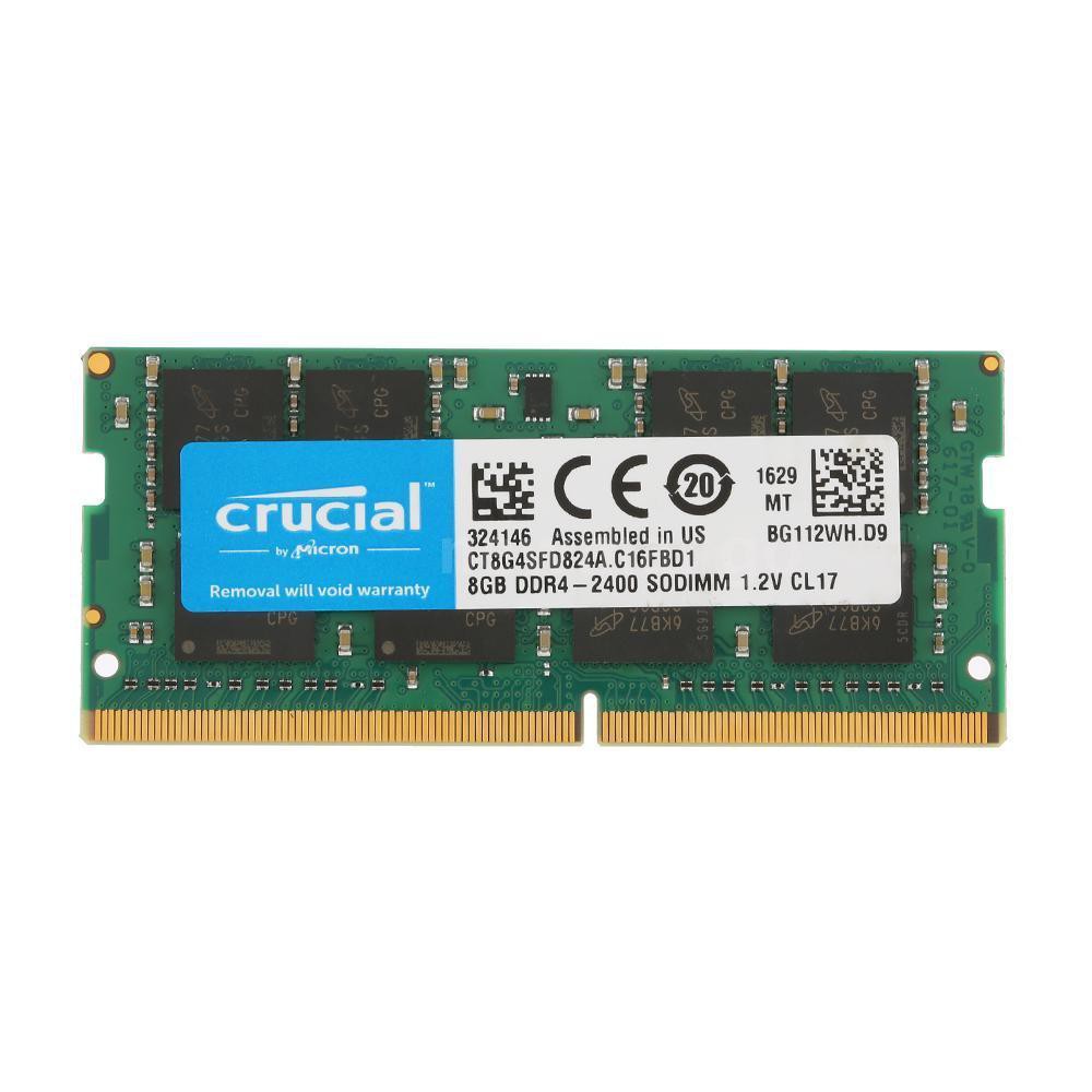 Memorie Ram 8GB DDR4 PC4-2400T sodimm Laptop Crucial 1.2V CL17